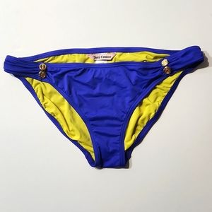 Juicy Couture Beach Royalty Blue Bikini Bottom Large